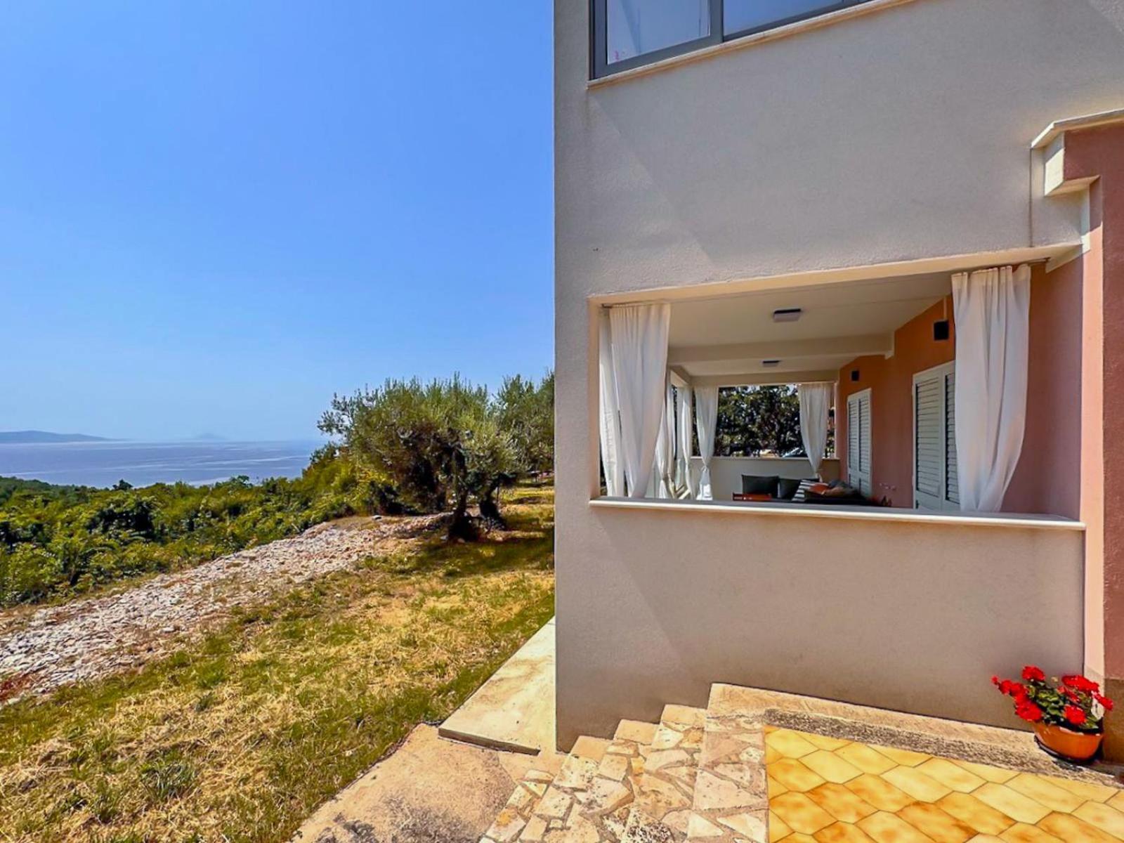 Studio Vesna With A Terrace And Sea View Rabac Kültér fotó